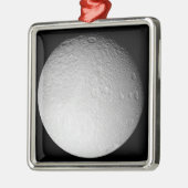 Ornement Métallique Le pôle Sud de la lune de Saturne Tethys (Gauche)