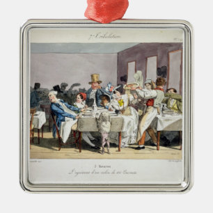 Ornement Métallique Le restaurant de hundred-seater : 5 heures, du 'Su