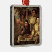 Ornement Métallique Le satyre et les paysans (Droite)