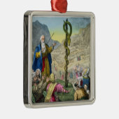 Ornement Métallique Le serpent d'airain, d'une bible imprimée par (Droite)