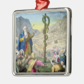 Ornement Métallique Le serpent d'airain, d'une bible imprimée par (Gauche)