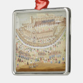 Ornement Métallique Le siège d'Athènes en 1827, de l'imagé salut (Gauche)