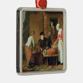 Ornement Métallique Le vendeur de fruit (Droite)