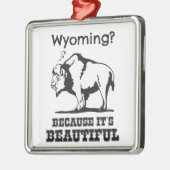 Ornement Métallique Le Wyoming ? Parce que c'est beau (Gauche)