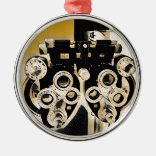 Ornement Métallique Lentilles artistiques rares d'examen d'optométrie