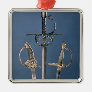 Ornement Métallique L'épée du dirigeant d'infanterie