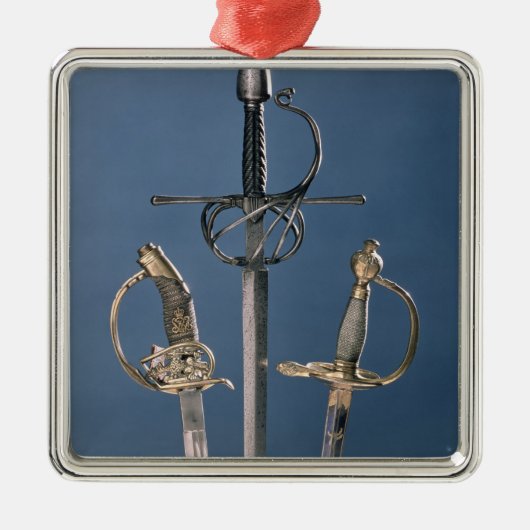 Ornement Métallique L'épée du dirigeant d'infanterie (Devant)