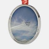 Ornement Métallique Les anges bleus (Gauche)