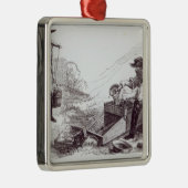 Ornement Métallique Les bêcheurs d'or australiens (Droite)