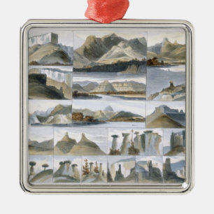 Ornement Métallique Les collines remarquables sur le Missouri