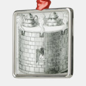 Ornement Métallique Les dispositifs pour conserver l'eau et la (Gauche)