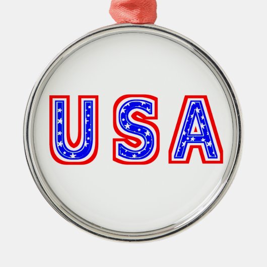 Ornement Métallique LES Etats-Unis (Devant)