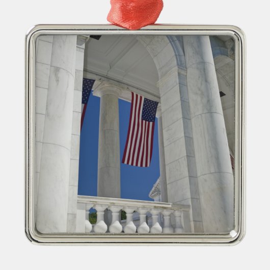 Ornement Métallique Les Etats-Unis, VA, Arlington. Des drapeaux (Devant)