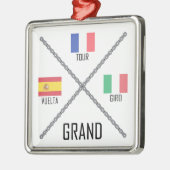 Ornement Métallique Les grands circuits cyclistes (Gauche)