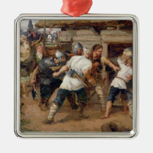 Ornement Métallique Les païens ont tué les premiers chrétiens