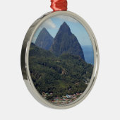 Ornement Métallique Les pitons et le Soufriere (Droite)