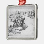 Ornement Métallique Lewis et Clark à la bouche de la Colombie (Gauche)