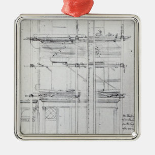 Ornement Métallique L'extérieur de la Chambre d'Issac étant peinte