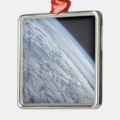 Ornement Métallique L'horizon terrestre contre la noirceur de l'espace (Gauche)