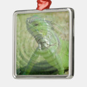 Ornement Métallique L'iguane vert (Gauche)