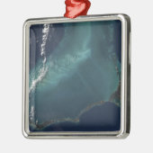 Ornement Métallique L'île longue et étroite d'Eleuthra aux Bahamas (Gauche)