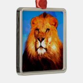 Ornement Métallique Lion (Droite)