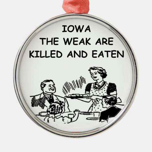 ORNEMENT MÉTALLIQUE L'IOWA (Devant)