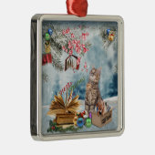 Ornement Métallique Livres gratuits pour Noël (Droite)