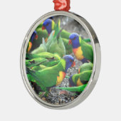 Ornement Métallique Lorikeet (Gauche)