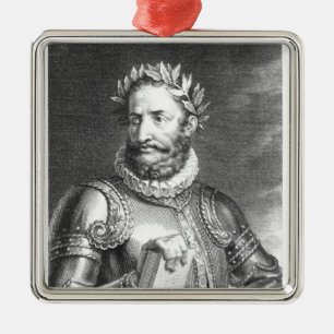 Ornement Métallique Luiz Vaz de Camoes gravé par B. Roger