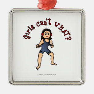 Ornement Métallique Lutte des femmes légères