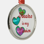 Ornement Métallique Ma passion de théâtre (Droite)