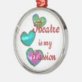 Ornement Métallique Ma passion de théâtre (Gauche)