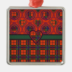 Ornement Métallique Maclean de tartan d'écossais de Duart