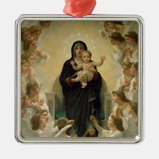 Ornement Métallique Madonna et enfant (Devant)