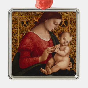 Ornement Métallique Madonna et enfant, circa 1505-07