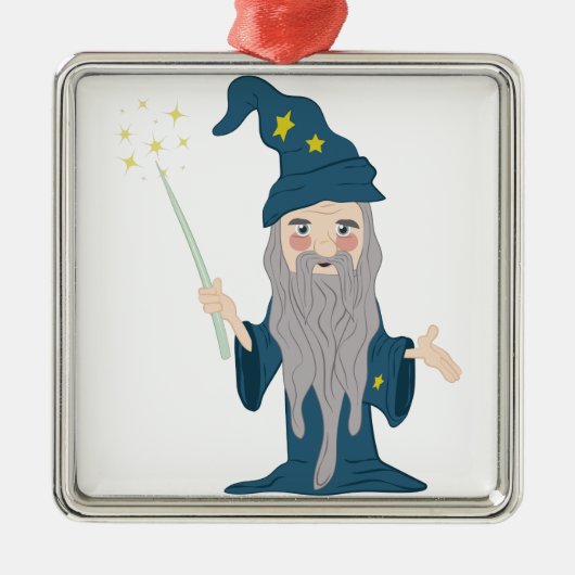 Ornement Métallique Magicien (Devant)