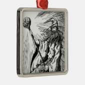 Ornement Métallique Magicien (Droite)