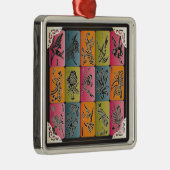 Ornement Métallique Mah Jongg One Bams (Droite)