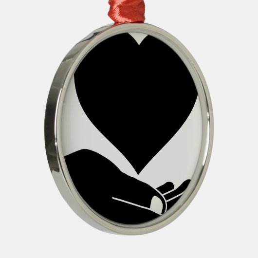 Ornement Métallique Main affectueuse (Droite)