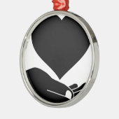 Ornement Métallique Main affectueuse (Gauche)