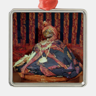 Ornement Métallique Maman péruvienne du cimetière de Paracas