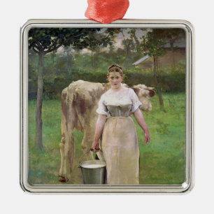 Ornement Métallique Manda Lametrie, la domestique de ferme, 1887