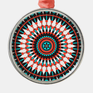 Ornement Métallique Mandala amérindienne