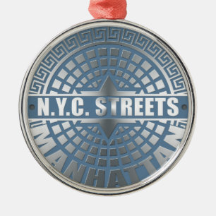 Ornement Métallique Manhole Covers Manhattan