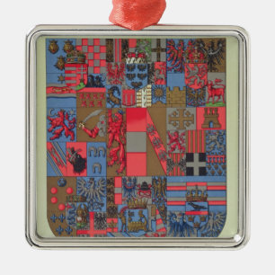 Ornement Métallique Manteau des bras de l'empire austro-hongrois