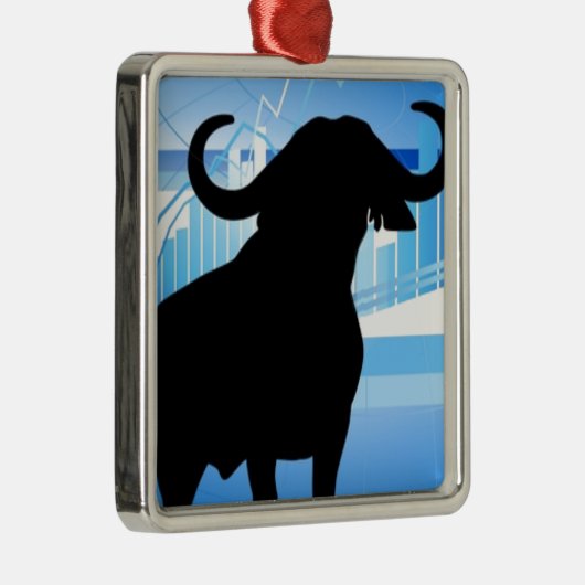 Ornement Métallique Marché boursier Taureau (Droite)