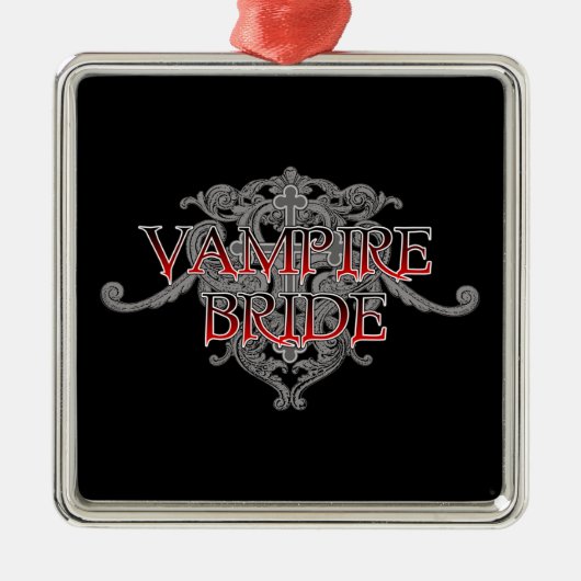 Ornement Métallique Mariée Vampire (Devant)
