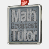 Ornement Métallique Math Tutor Extraordinaire (Gauche)