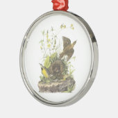 Ornement Métallique Meadowlark oriental par Audubon (Gauche)